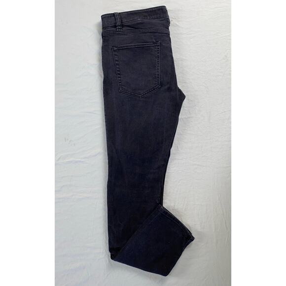 Volcom Vorta Slim Straight Stretch Denim Skate Jeans. Washed Black, Men's 34X32 - Picture 2 of 9